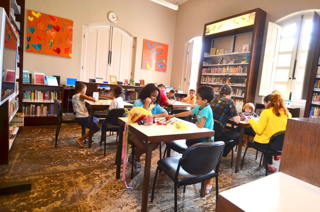 Biblioteca Infantojuvenil da Estação de Mariana. Foto: Eduardo Trópia